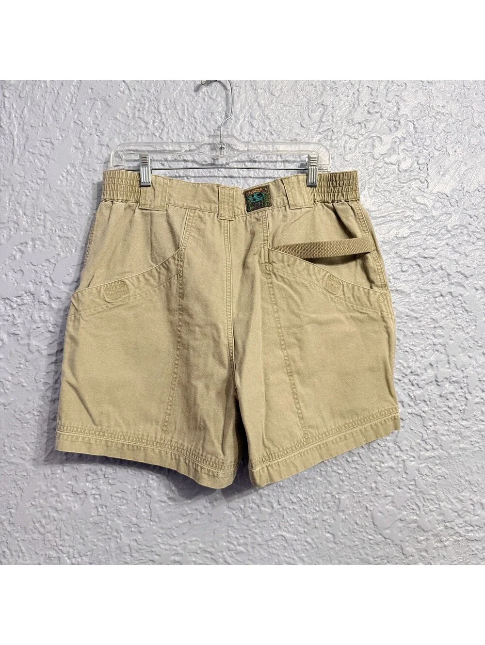 Royal Robbins Vintage Khaki Cargo Utility Hiking Shorts Size 38